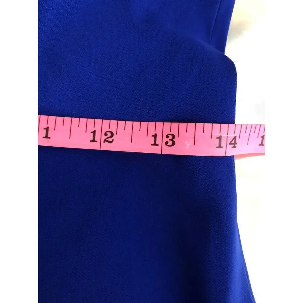Badgley Mischka Gown Sweetheart Cobalt Blue L